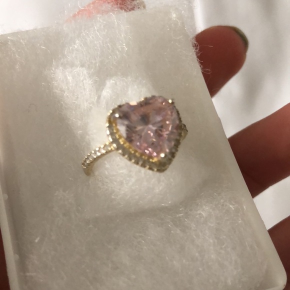 Pink heart ring - Picture 5 of 6